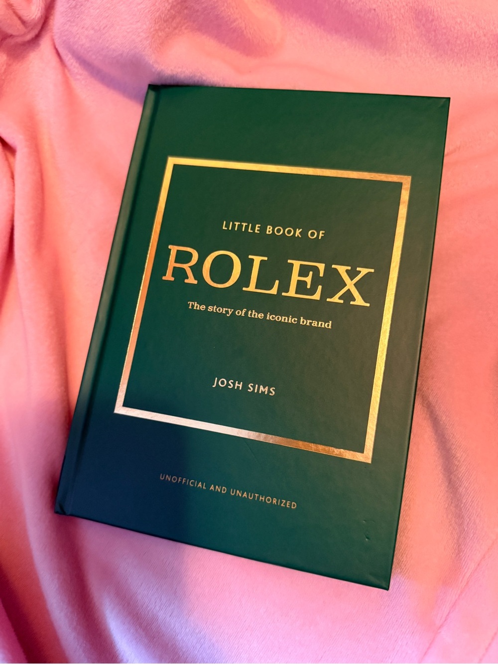Rolex Green Hardcover with Gold Foil Accents